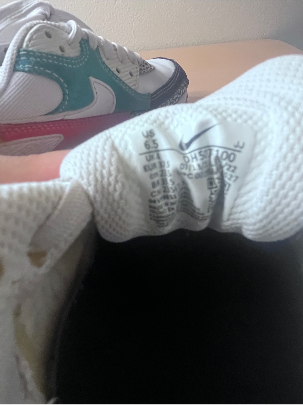 Nike Air Max 90 Safari Mix Animal White Women’s Shoes Size 6.5 - Picture 13 of 13